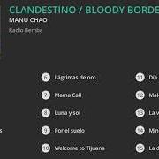 El texto musical MAMÁ CALL de MANU CHAO también está presente en el álbum Clandestino / bloody border (2019)