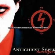 El texto musical ANGEL WITH THE SCABBED WINGS de MARILYN MANSON también está presente en el álbum Antichrist superstar (1996)
