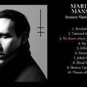 El texto musical TATTOOED IN REVERSE de MARILYN MANSON también está presente en el álbum Heaven upside down (2017)