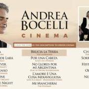 El texto musical HISTORIA DE AMOR de ANDREA BOCELLI también está presente en el álbum Cinema (edición en español) (2015)