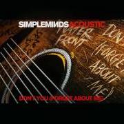 El texto musical SANCTIFY YOURSELF de SIMPLE MINDS también está presente en el álbum Acoustic (2016)