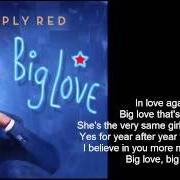 El texto musical THE OLD MAN AND THE BEER de SIMPLY RED también está presente en el álbum Big love (2015)