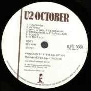 El texto musical GLORIA de U2 también está presente en el álbum October (1981)