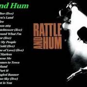 El texto musical PRIDE (IN THE NAME OF LOVE) de U2 también está presente en el álbum Rattle and hum (1988)