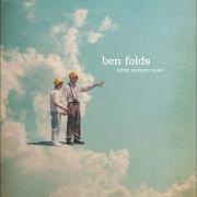 El texto musical CLOUDS WITH ELLIPSES de BEN FOLDS también está presente en el álbum What matters most (2023)