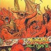 El texto musical RAPING GROUND de ABADDON INCARNATE también está presente en el álbum The last supper (1999)