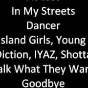 El texto musical DANCER de IYAZ también está presente en el álbum My life