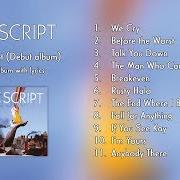 El texto musical FALL FOR ANYTHING de THE SCRIPT también está presente en el álbum The script (2008)