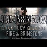 El texto musical BREAKS DOWN de BRANTLEY GILBERT también está presente en el álbum Fire & brimstone (2019)