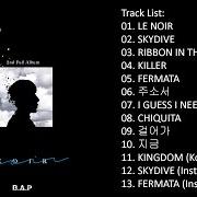 El texto musical ??? CONFESSION de B.A.P también está presente en el álbum Noir (2016)