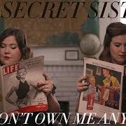 El texto musical MISSISSIPPI de THE SECRET SISTERS también está presente en el álbum You don't own me anymore (2017)