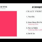 El texto musical SUR LE SABLE de ORNETTE también está presente en el álbum Crazy friends [ep] (2012)