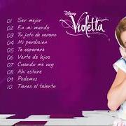 El texto musical SER MEJOR de VIOLETTA también está presente en el álbum Cantar es lo que soy (2012)