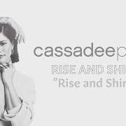 El texto musical LET ME GO de CASSADEE POPE también está presente en el álbum Rise and shine (2020)