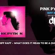El texto musical I JUST BOUGHT A BRICK FROM CHRISTINA AGUILERA de RIFF RAFF también está presente en el álbum Pink python (2019)