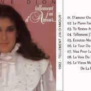El texto musical ÉCOUTEZ-MOI de CELINE DION también está presente en el álbum Tellement j'ai d'amour (1982)