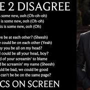 El texto musical AGREE 2 DISAGREE de ERIC BELLINGER también está presente en el álbum Agree 2 disagree (2020)
