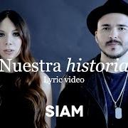 El texto musical UNA NOCHE de SIAM también está presente en el álbum Nuestra historia (2015)