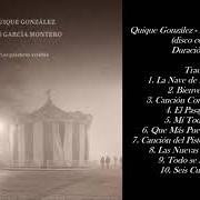 El texto musical SEIS CUERDAS de QUIQUE GONZÁLEZ también está presente en el álbum Las palabras vividas (2019)