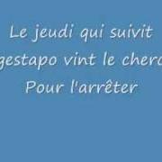 El texto musical LA LETTRE À MARIE de DANIEL BALAVOINE también está presente en el álbum Les aventures de simon et günther (1977)
