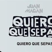El texto musical BAILA CONMIGO de JUAN MAGÁN también está presente en el álbum Quiero que sepas (2016)