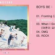 El texto musical FRONTING de SEVENTEEN también está presente en el álbum Boys be (2015)