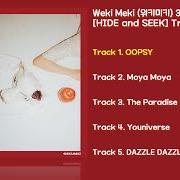 El texto musical OOPSY de WEKI MEKI también está presente en el álbum Weki meki 3rd mini album : hide and seek (2020)