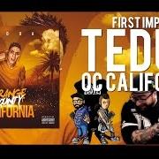 El texto musical 00 de TEDUA también está presente en el álbum Orange county california (2017)