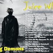 El texto musical JUICE SPEAKS 2 de JUICE WRLD también está presente en el álbum Fighting demons (2021)