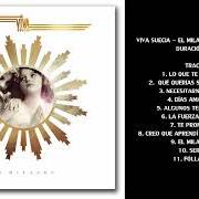 El texto musical EL MILAGRO de VIVA SUECIA también está presente en el álbum El milagro (2019)