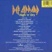 El texto musical BRINGIN' ON THE HEARTBREAK de DEF LEPPARD también está presente en el álbum High 'n' dry (1981)