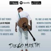 El texto musical NO ME CANSARÍA de DIEGO MARTÍN también está presente en el álbum Con los pies en el cielo (2016)