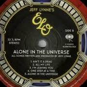 El texto musical ALONE IN THE UNIVERSE de ELECTRIC LIGHT ORCHESTRA también está presente en el álbum Alone in the universe (2015)