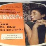 El texto musical SUI SCALINI DELL'ARENA de GIGLIOLA CINQUETTI también está presente en el álbum Luna nel blu...Con amore (1994)