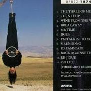 El texto musical BACK AGAINST THE WALL de THE ALAN PARSONS PROJECT también está presente en el álbum Try anything once (1993)