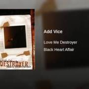 El texto musical BEAUTIFUL SWITCHBLADE KNIVES de LOVE ME DESTROYER también está presente en el álbum Black heart affair (2003)