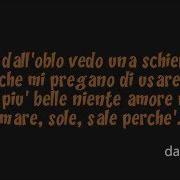 El texto musical VOGLIO MORDERE LA VITA de MATTEO BRANCIAMORE también está presente en el álbum Parole nuove