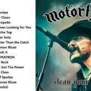 El texto musical GUITAR SOLO de MOTORHEAD también está presente en el álbum Clean your clock (2016)