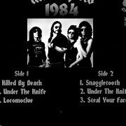 El texto musical KILLED BY DEATH de MOTORHEAD también está presente en el álbum No remorse (1984)