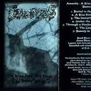 El texto musical THROUGH A BLACKENED WINTERSTORM de AMORTIS también está presente en el álbum A kiss from the dusk - demo (1997)