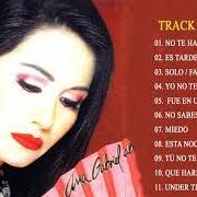 El texto musical QUE HARÉ SIN TÍ de ANA GABRIEL también está presente en el álbum Vivencias (1996)