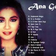 El texto musical NO TENGO DINERO de ANA GABRIEL también está presente en el álbum Ayer y hoy (1995)