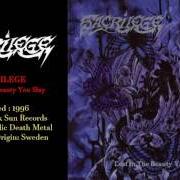 El texto musical INTO SILENTIUM NOCTIS de SACRILEGE también está presente en el álbum Lost in the beauty you slay (1996)