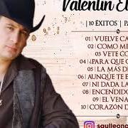 El texto musical EBRIO DE AMOR de VALENTIN ELIZALDE también está presente en el álbum 16 exitos (2006)