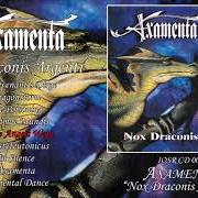 El texto musical DRAGONSTORM de AXAMENTA también está presente en el álbum Nox draconis argenti (1999)