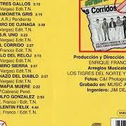 El texto musical EL MANTENIDO de LOS HURACANES DEL NORTE también está presente en el álbum La mejor colección (disco 1) (2007)