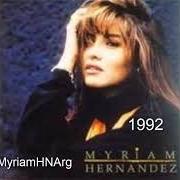 El texto musical ERES CASI MIO de MYRIAM HERNANDEZ también está presente en el álbum Myriam hernandez iii (1992)