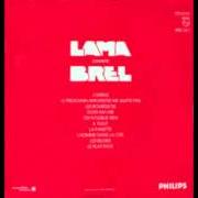 El texto musical NE ME QUITTE PAS de SERGE LAMA también está presente en el álbum Lama chante brel (1979)