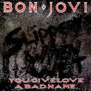 El texto musical LIVIN' ON A PRAYER de BON JOVI también está presente en el álbum Slippery when wet (1986)
