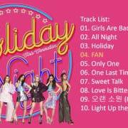 El texto musical FAN de GIRLS' GENERATION también está presente en el álbum Holiday night (2017)